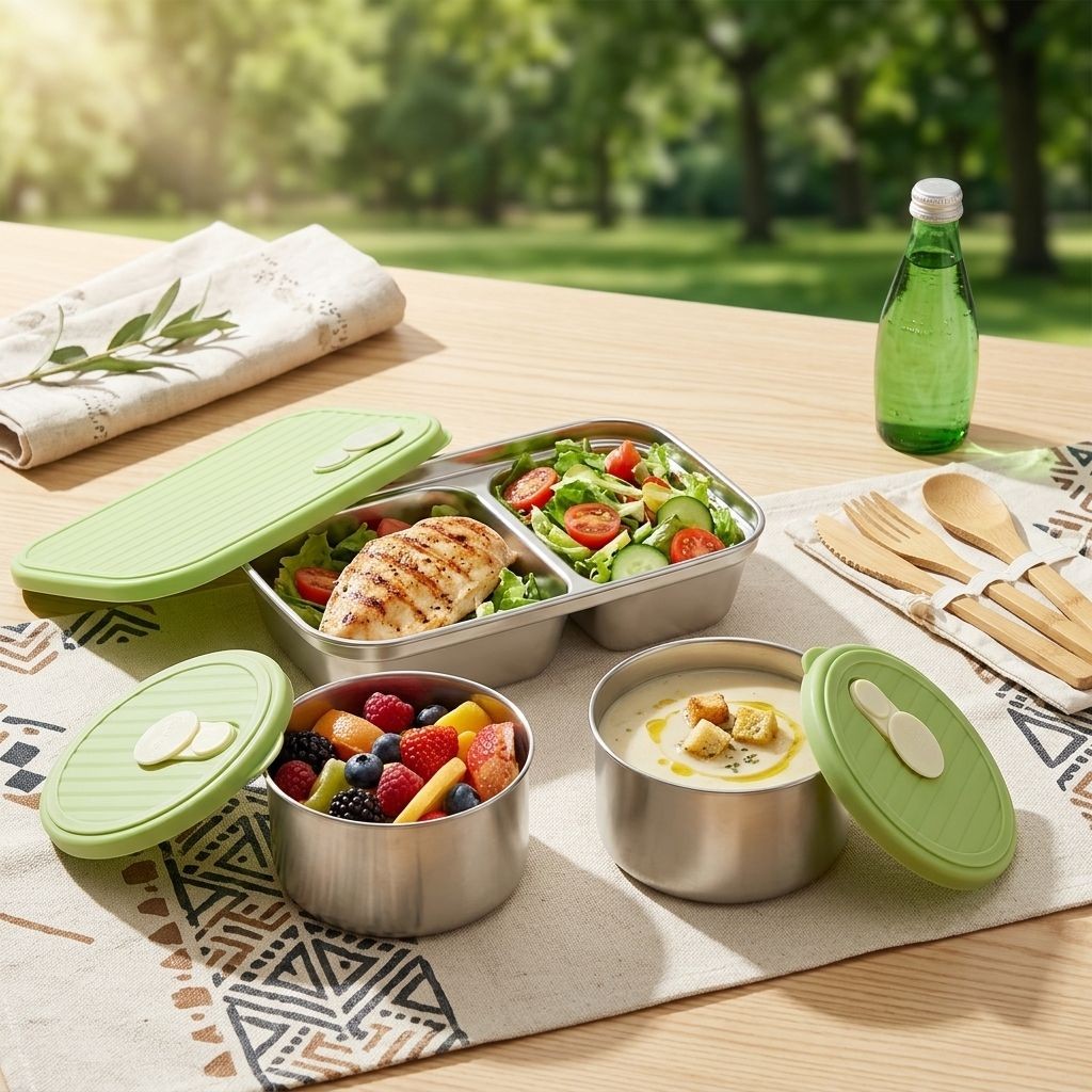 Meal Prep Kinder - Magnetronbestendige 304 roestvrijstalen bentobox voor volwassenen