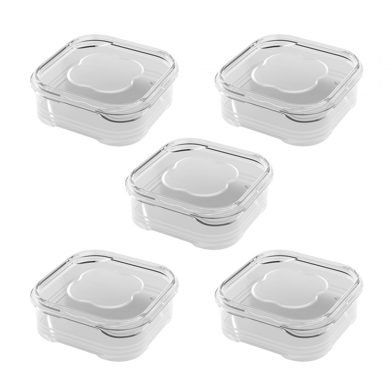 Meal Prep Seafood - 5x voedselcontainers voor de koelkast, fruit-