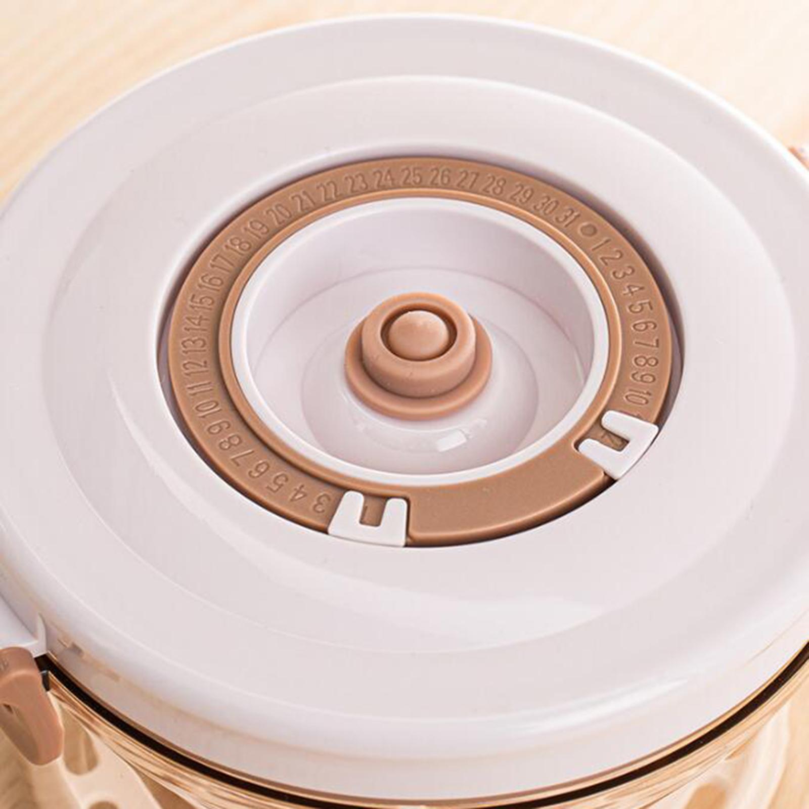 Meal Prep Manual - Vacuümcontainer voor voedsel met handpomp, luchtdichte,