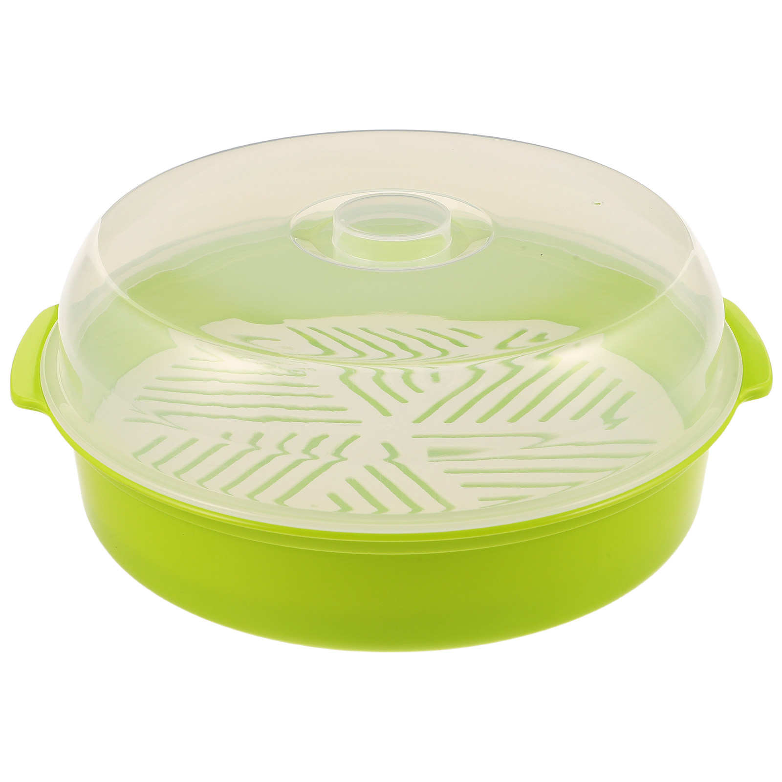Meal Prep With Rice - Magnetronstoomkom met deksel, hittebestendige PP-stoomkoker voor