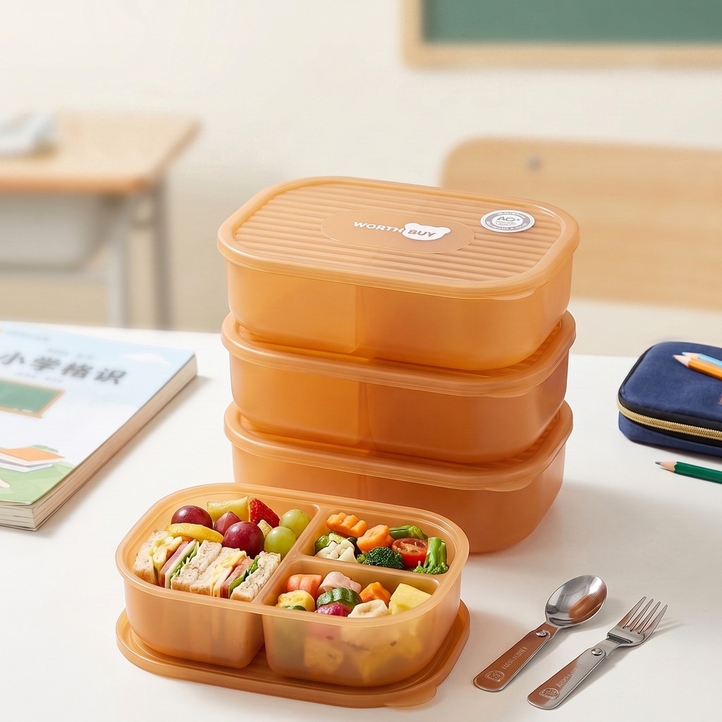 Meal Prep Kinder - Japanse plastic bento box voor kinderen