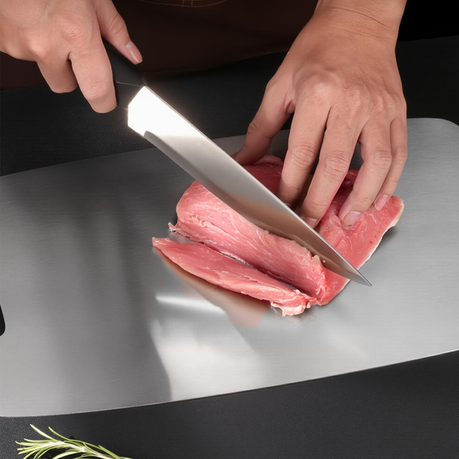 Meal Prep With Chicken - Roestvrijstalen snijplanken voor de keuken Dubbelzijdig