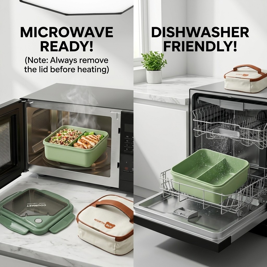 Microgolfbestendige plastic be - Meal Prep Kinder recensie en prijs