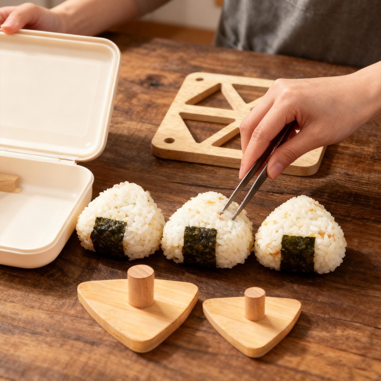 Riceball Mold Klassieke Houten - Meal Prep With Rice recensie en prijs
