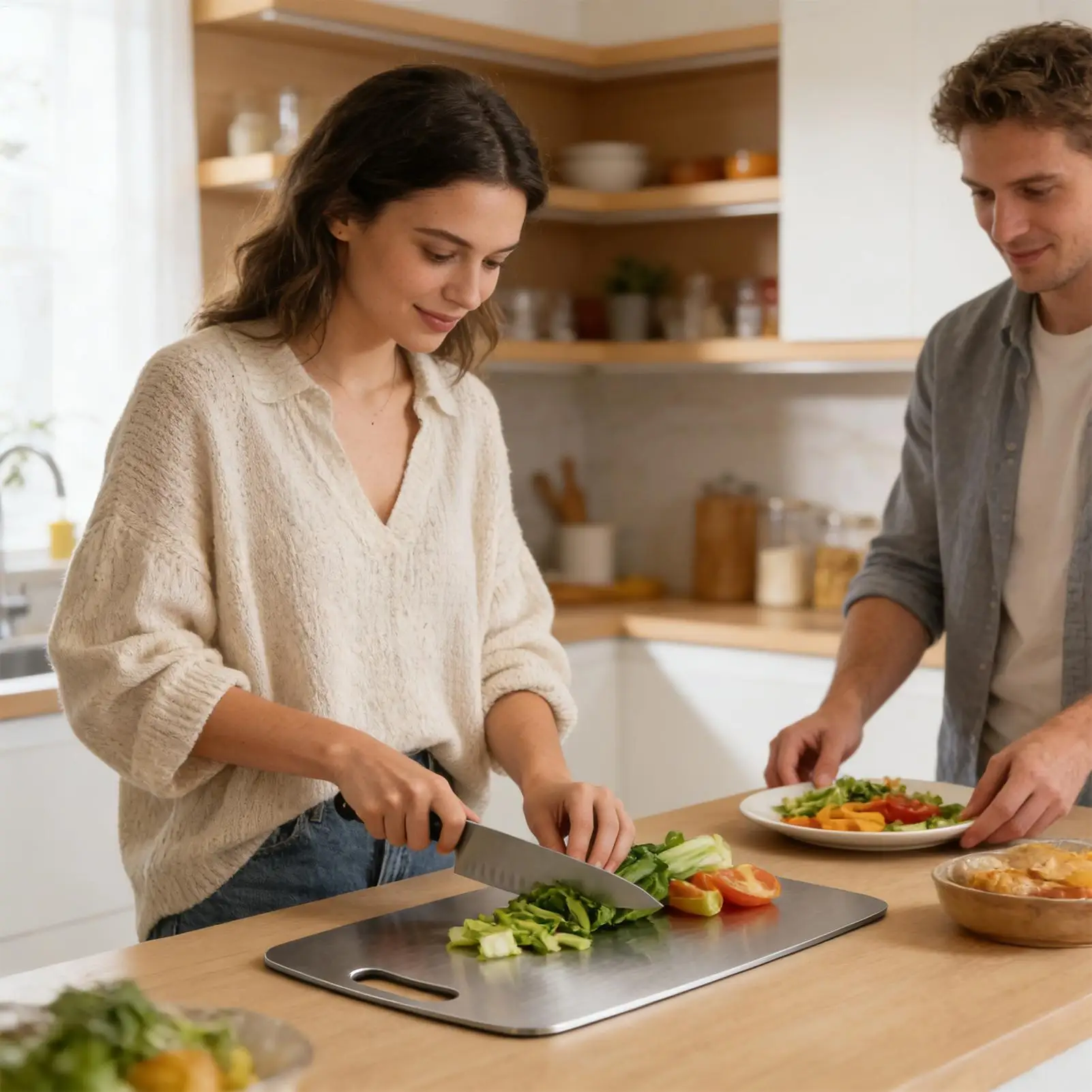 Roestvrijstalen snijplank dubb - Meal Prep With Chicken recensie en prijs