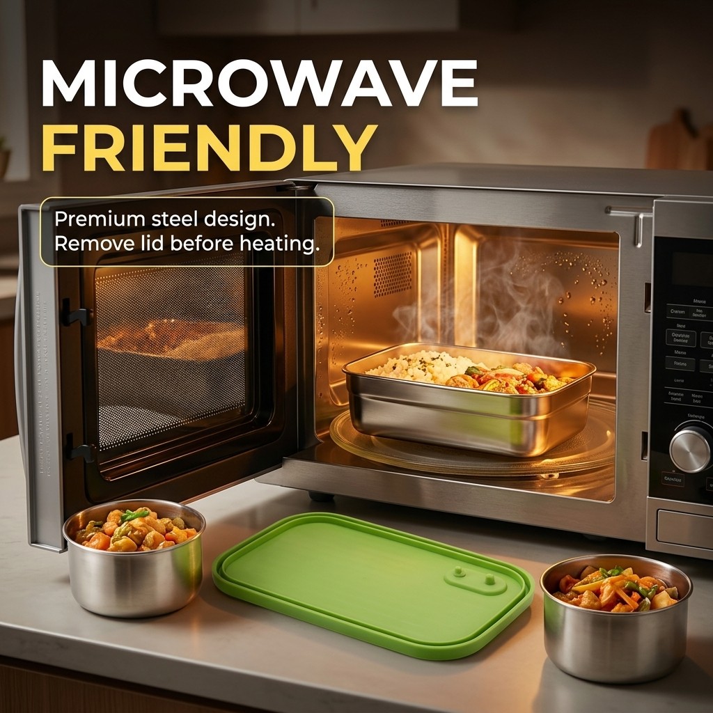 Magnetronbestendige 304 roestv - Meal Prep Kinder recensie en prijs