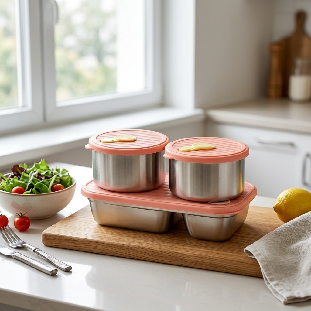Microgolfbestendige 304 roestv - Meal Prep Kinder recensie en prijs
