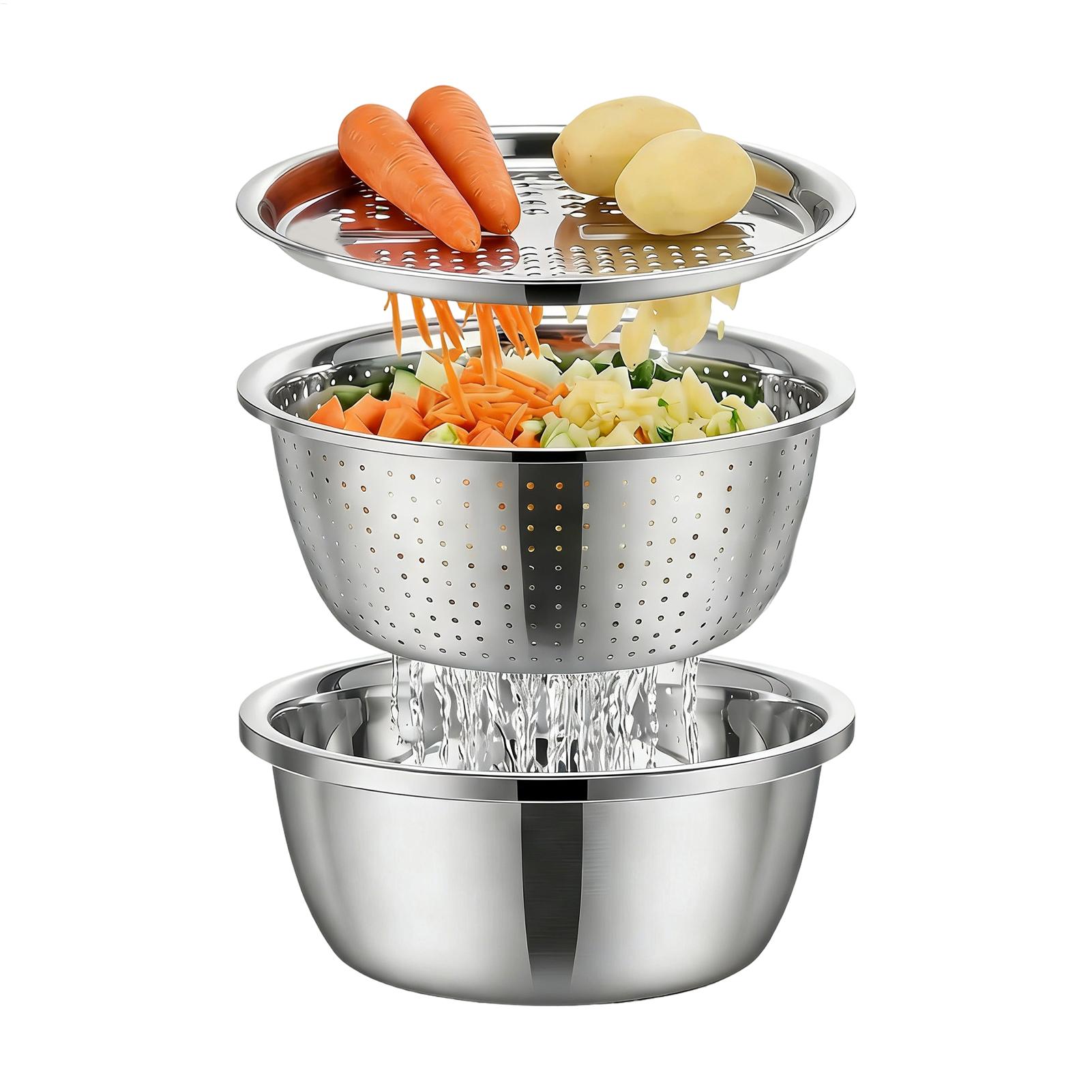 Roestvrijstalen vergiet, zeefb - Meal Prep With Rice recensie en prijs