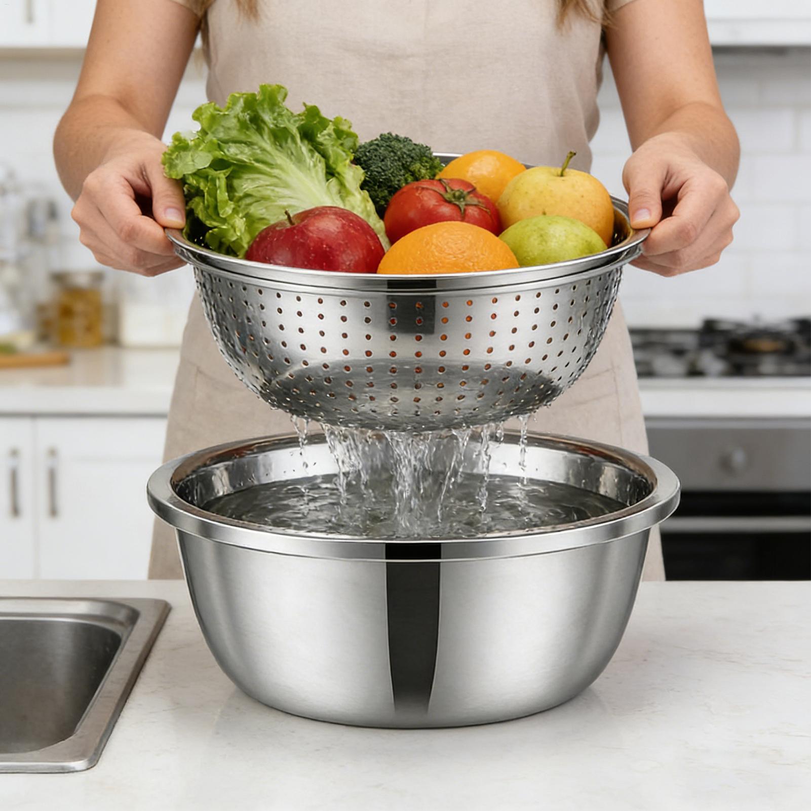 Roestvrijstalen vergiet, zeefb - Meal Prep With Rice recensie en prijs