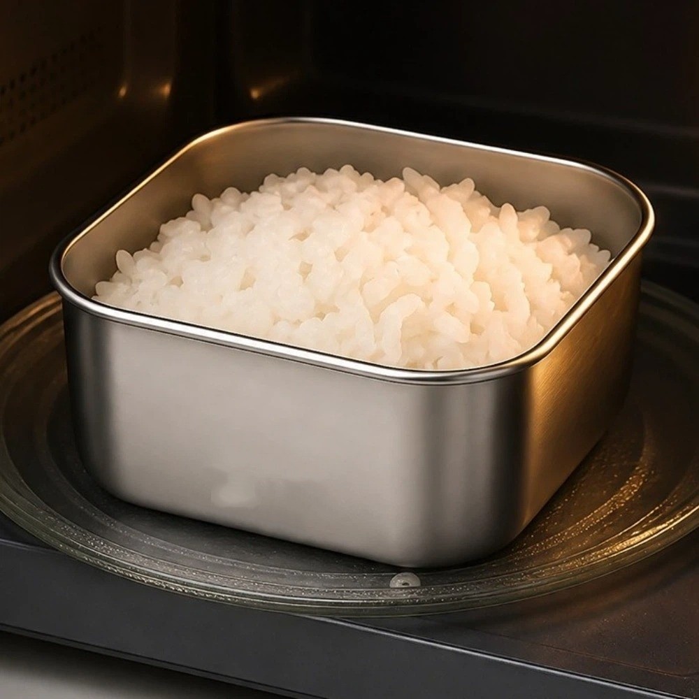 Siliconen deksel, roestvrijsta - Meal Prep With Rice recensie en prijs