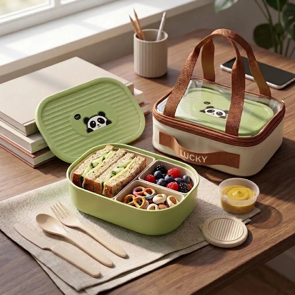 Kinder Bento Lunchbox met Deks - Meal Prep Kinder recensie en prijs