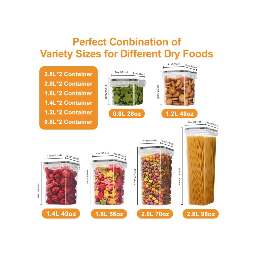 24 stuks afsluitbare voedselbe - Meal Prep With Rice recensie en prijs