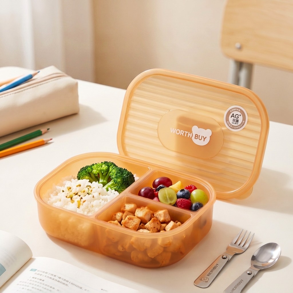 Japanse plastic bento box voor - Meal Prep Kinder recensie en prijs