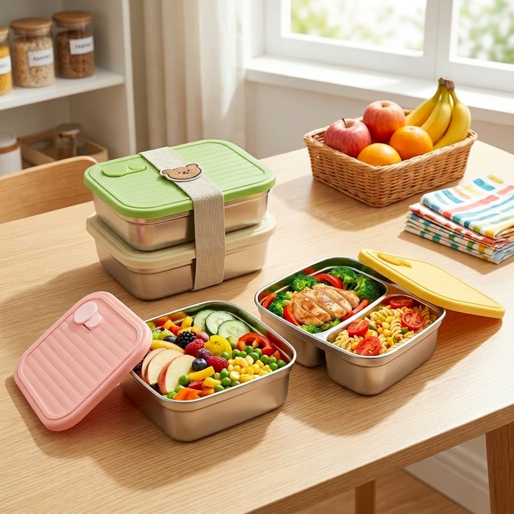 Microgolfbestendige 304 roestv - Meal Prep Kinder recensie en prijs