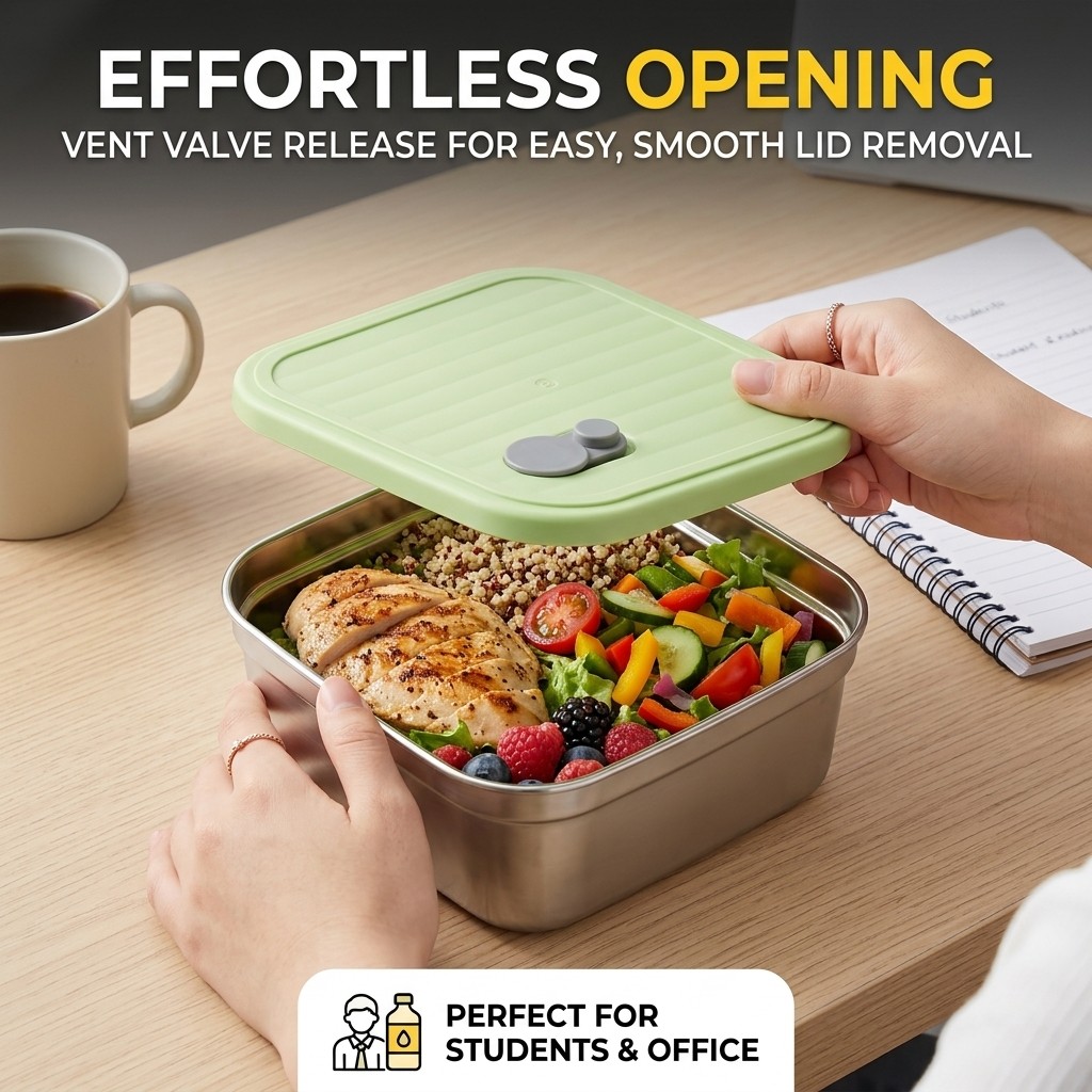 Microgolfbestendige 304 roestv - Meal Prep Kinder recensie en prijs
