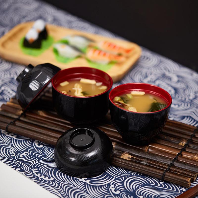 Tweekleurige miso soepkom met  - Meal Prep With Rice recensie en prijs