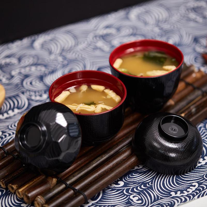Tweekleurige miso soepkom met  - Meal Prep With Rice recensie en prijs