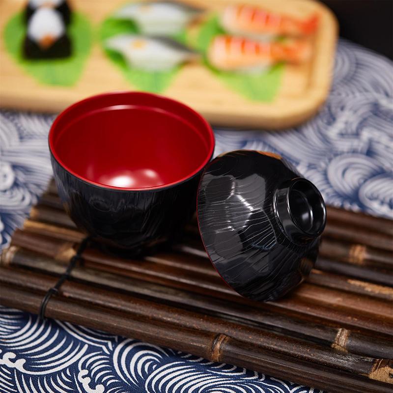 Tweekleurige miso soepkom met  - Meal Prep With Rice recensie en prijs