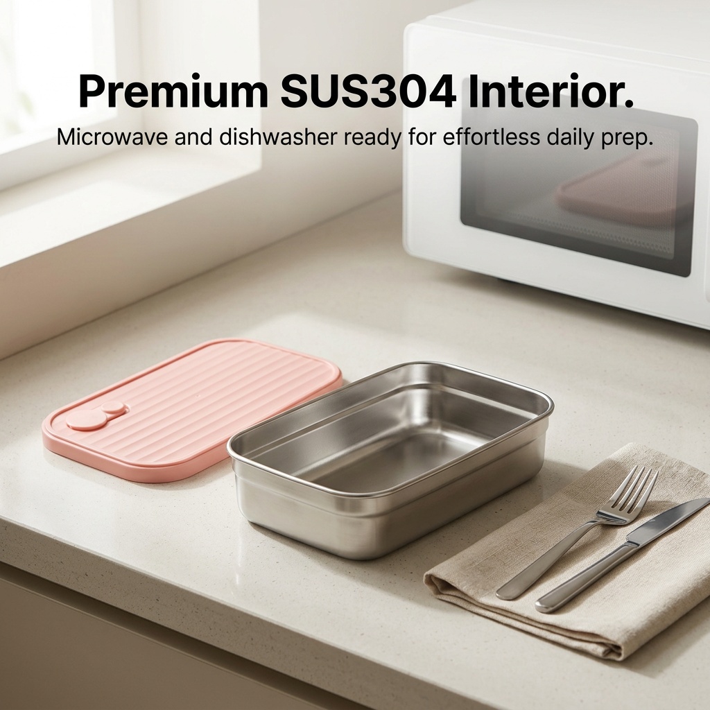 304 RVS Bento Lunchbox voor vo - Meal Prep Kinder recensie en prijs