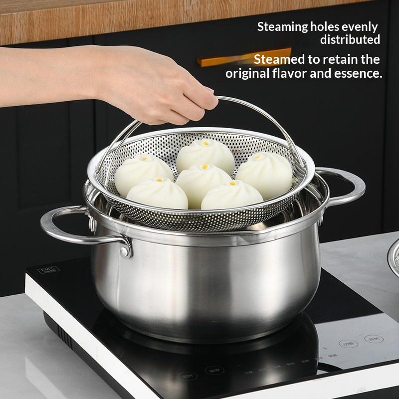 RVS Drukpan Stoommandje met Hi - Meal Prep Seafood recensie en prijs